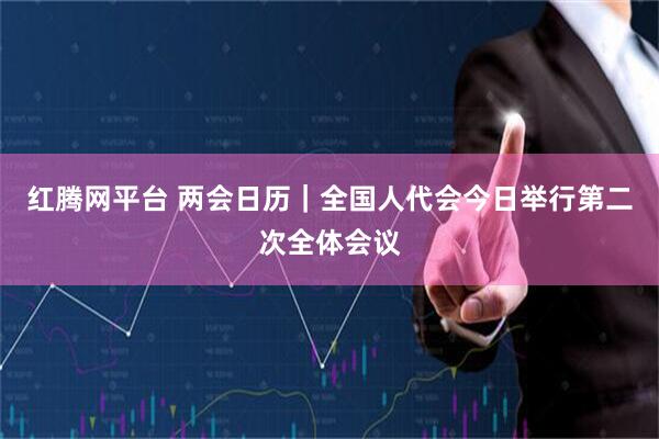 红腾网平台 两会日历｜全国人代会今日举行第二次全体会议